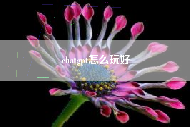 chatgpt怎么玩好