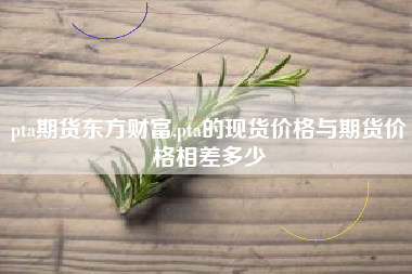 pta期货东方财富,pta的现货价格与期货价格相差多少