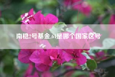 南稳2号基金,64是哪个国家区号