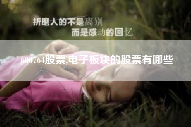 600764股票,电子板块的股票有哪些