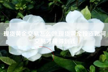 现货黄金交易怎么做,现货黄金投资如何交易才赚得到钱