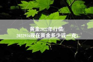 黄金2022年行情(
2022916现在黄金多少钱一克) 黄金2022年行情(
2022916现在黄金多少钱一克)