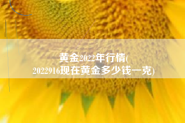 黄金2022年行情(
2022916现在黄金多少钱一克) 黄金2022年行情(
2022916现在黄金多少钱一克)