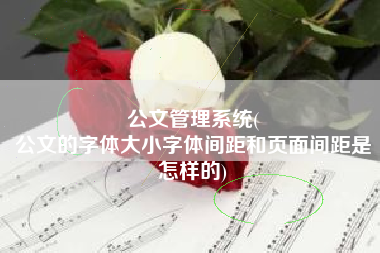 公文管理系统(
公文的字体大小字体间距和页面间距是怎样的) 公文管理系统(
公文的字体大小字体间距和页面间距是怎样的)