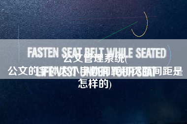 公文管理系统(
公文的字体大小字体间距和页面间距是怎样的) 公文管理系统(
公文的字体大小字体间距和页面间距是怎样的)
