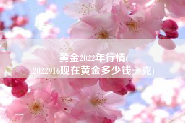 黄金2022年行情(
2022916现在黄金多少钱一克) 黄金2022年行情(
2022916现在黄金多少钱一克)